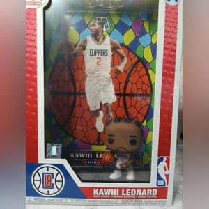 Funko POP! #14 NBA Trading Cards PANINI Mosaic Kawhi Leonard LA Clippers NIB